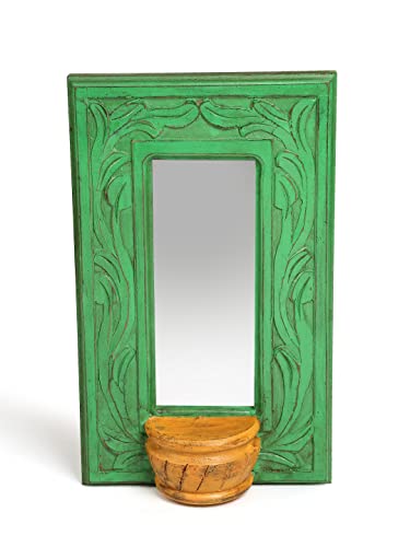 AMOLICONCEPTS Green & Yellow Mirror