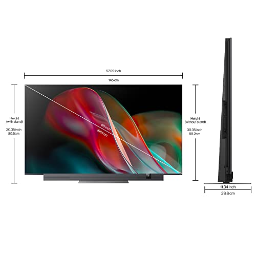 OnePlus 163 cm (65 inches) Q Series 4K Ultra HD QLED Smart Google TV 65 Q2 Pro (Black)