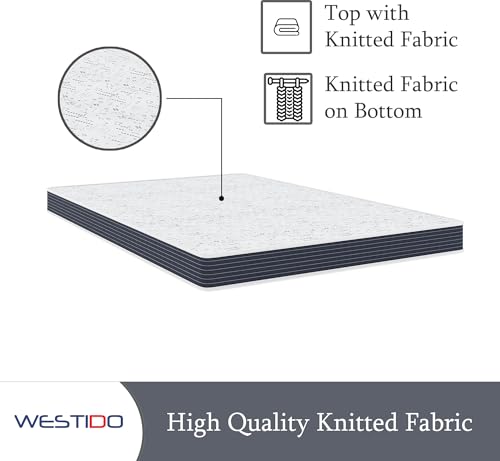 WESTIDO SteadySupport Multiple High Resilience (HR) Foam | High Resilience (HR) Foam Knitted Fabric Single Size Zero Partner Disturbance SteadySupport5inch48x75