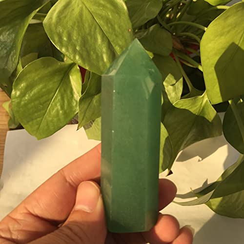 URMIBDAI Full of Texture Natural Crystal Natural Dongling Jade Pillars Decorated with Crystal Single Pointed Pillars of Bluestone polishing Stone (Size : 7-8cm)