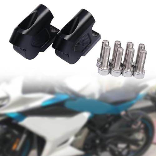 LOOM TREE® 2X Handle Bar Clamp Riser Motorbikes Atv Replacement Handle Bar Riser Clamp Black | Parts & Accessories | Motorcycle Parts | Handlebars, Grips & Levers | Risers