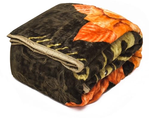 Solid Double Mink Blanket (Microfiber, Green)