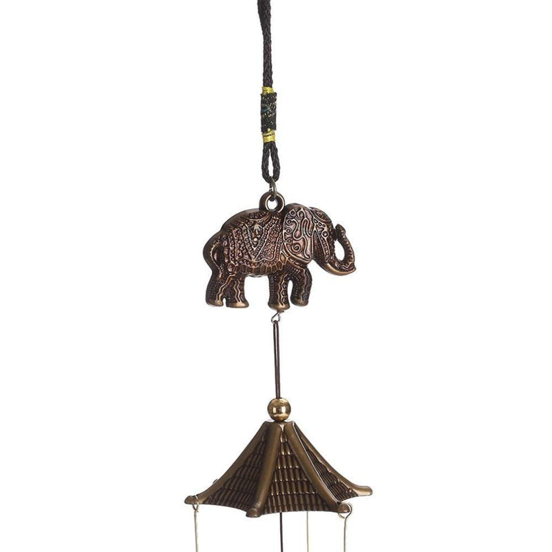 URM Enterprises Feng Shui Metal Wind Chime for Positive Energy and Good Luck (9 Bell)