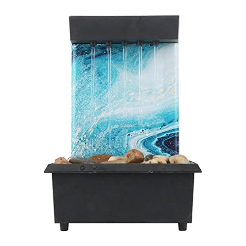 Waterfall Scene Tabletop Feng Shui Meditation Waterfall Fountain Style 4