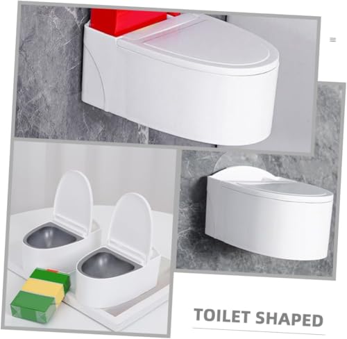 Sevia Wall Mounted Ashtray Table Ashtray Indoor Desktop Ashtray Bathroom Ash Holder Ashtray for Toilet Smokers Toilet Shaped Ashtray Decorative Ashtray Ash Can
