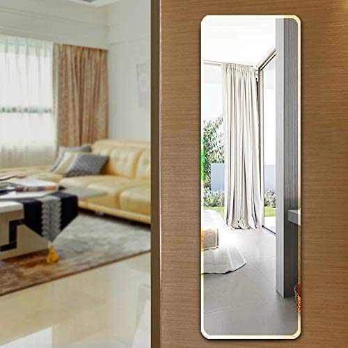 Creative Arts n Frames 5mm Full Length Long Beveled Smooth Edges Frameless Rectangular Wall Mount HD Mirror (12x42 Beveled Mirror)