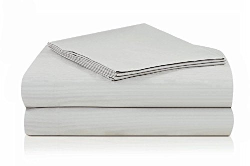 Natural Comfort Premier Hotel Select Sheet Set, California King, Pinstripe/Mist