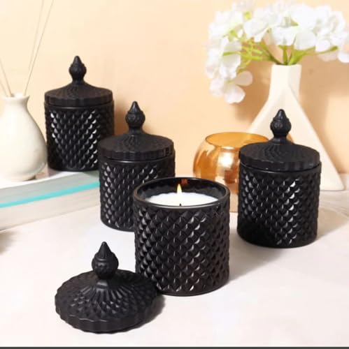 Cozy Corner Scented Candle | Black Diamond JAR | Premium Candle | Candles | Soy Candles Pack of