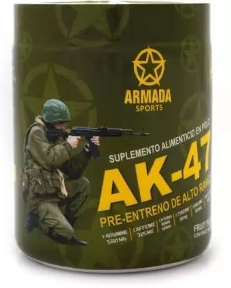 AK-47 Pre workout Supplement BCAA (150, Fruit punch Flavour)