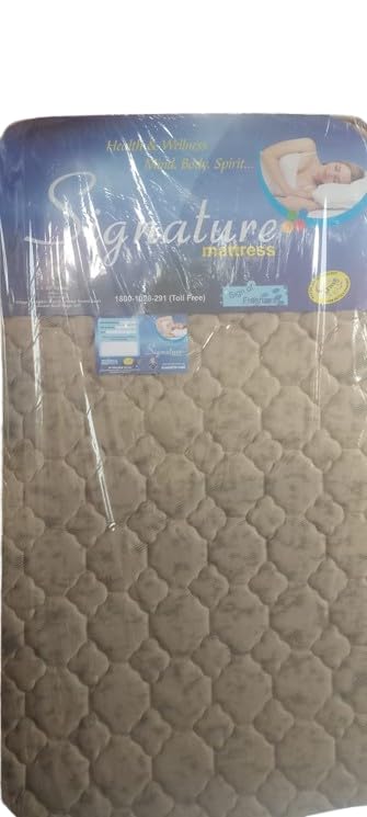 MATTRESS00ZZ Dual Comfort 5 inch Single PU Foam Mattress (L x Wx H: 72 inch x 35 inch x 5 inch) Grey