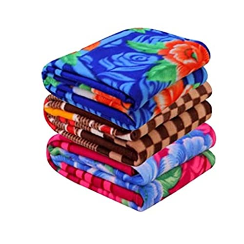 ELSTONE HOME Light Weight Warm Fleece Blanket Multi Colour Available and Easily Wash.It is Easy to Maintain and Comfortable to Carry During Travel.