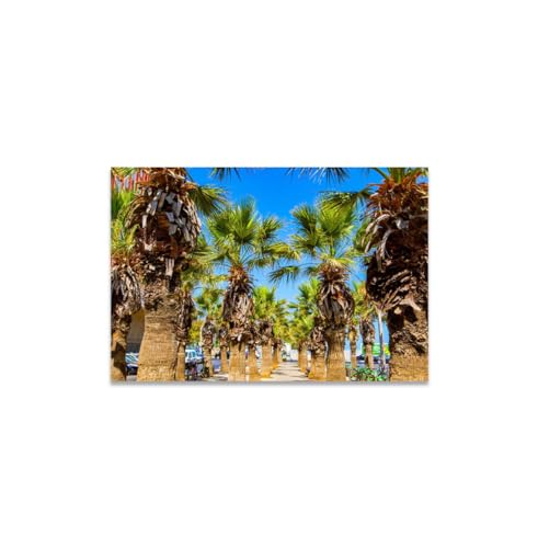 GADGETS WRAP Canvas Gallery Wrap Framed for Home Office Studio Living Room Decoration (14x11inch) - Palm Tree (7)