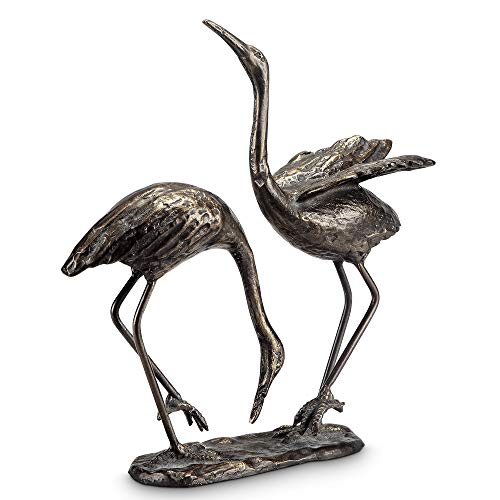 SPI Cast Iron Egret Sculpture