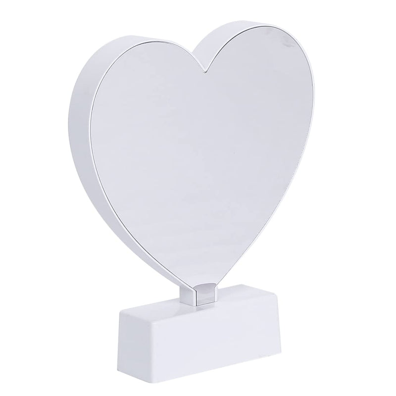 TAYHAA Heart Shaped LED Lighting with Rose Tinted Mirror