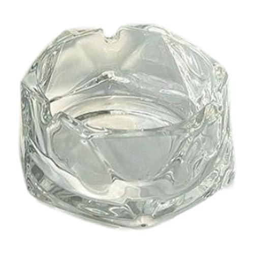 SHUBNALI Glass Ashtray Modern Craft Luxury Gift Ash Tray Holder for Home Tabletop color A