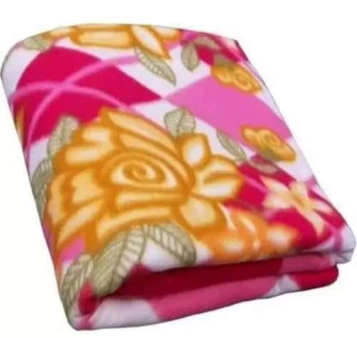 Radha Raman Enterprises Fleece Blanket Mild Winter Printed Single Bed Blanket -1120