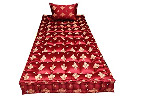 Ozone Mattress Organic Kapok Silk Cotton Ilavam Panju Single Cot Mattress,6.25 x 3 ft /75 x 36 x 6 Inches, Multicolour (Single)