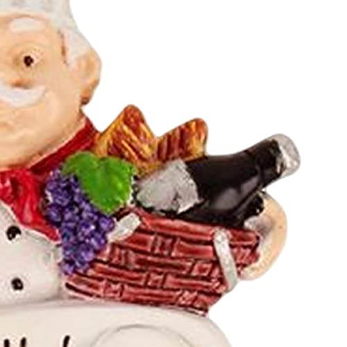 ATORSE® Chef Statue Fridge Magnet Resin Creative Decoration 3D for Kitchen Maps Fruit Basket