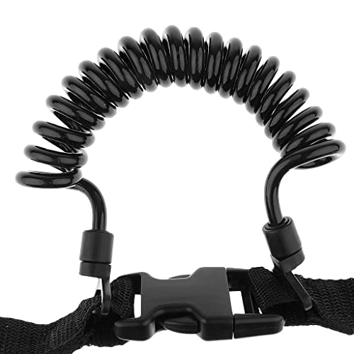 bnf® Scuba Diving Elastic Spring Coil Torch Lanyard Quick Release Buckle Black A | Water Sports | Scuba & Snorkeling | Other Scuba & Snorkeling