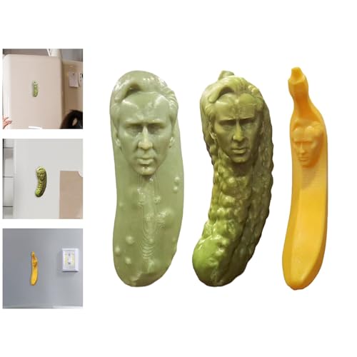 CALANDIS® Refrigerator Magnets Resin Magnets for Fridge for Refrigerator Fridge School Cucumber | 1 Fruit Fridge Magnets