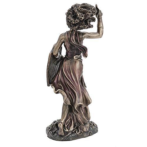 Veronese Design 8 5/8" Santeria Orishas Obba River Goddess Cold Cast Resin Bronze Finish Statue