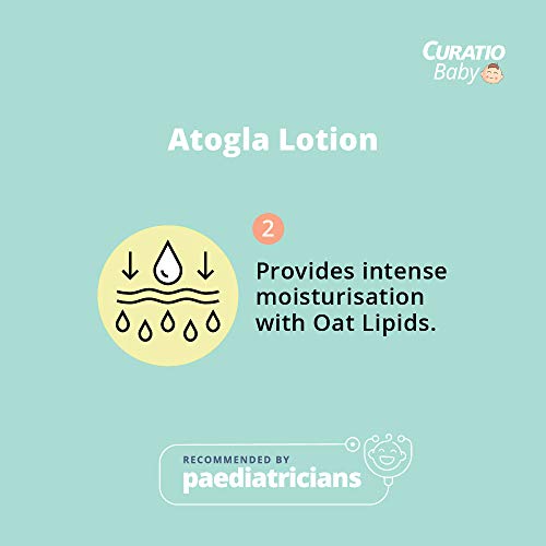 ATOGLA Tedibar Atogla Baby Lotion 200ml | Advance & Intense Body Moisturizing Lotion | Allantoin | Hypoallergenic* | Dermatologically Tested - By Torrent Pharma