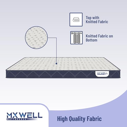 MXWELL Orthopedic Memory Super 6 inch King Memory Foam Mattress (L x W: 84 inch x 70 inch)