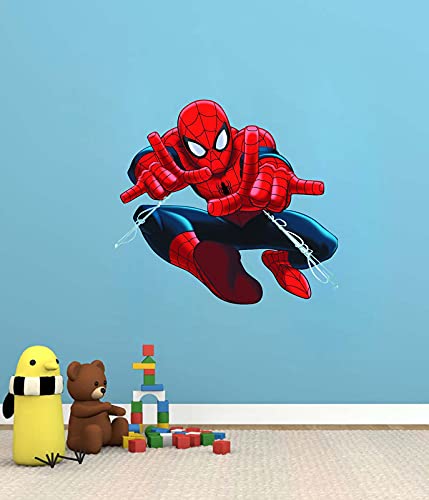 Techgifti Spider Man Wall Sticker for Living Room, Bed Room, Kide Room