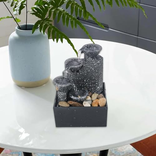 ATORSE® Tabletop Fountain Gifts Stress Relieving Chinese Tabletop Waterfall Fountain 003