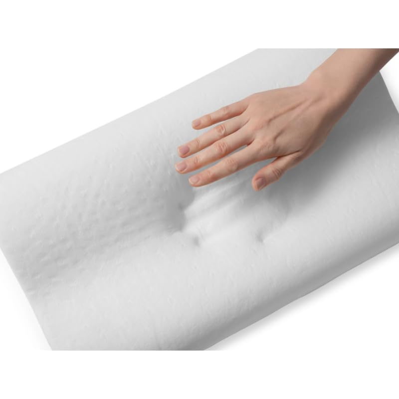 Navrang Foam & Fabrics Memory Foam Contour Pillow Pack of 2. Firmness:- Medium Soft