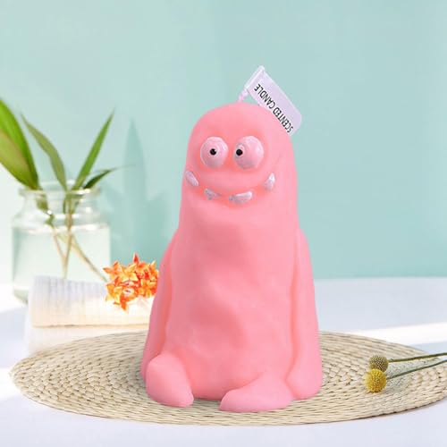 SAZ DEKOR Funny Scented Candles Gifts Decorative Candles for Anniversary Office Bedroom Pink 12cm