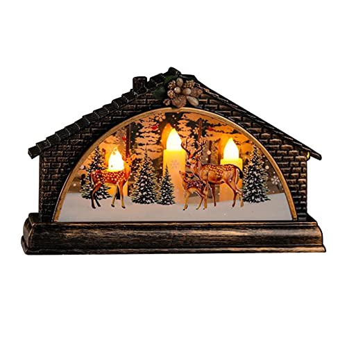 ATORSE® Christmas Candle Tea Light Home Decoration for Xmas Elk