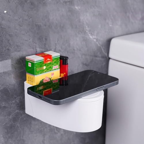 Sevia Smoking Ashtray with Lid for Wall Mounted or Desktop, Funny Toilet-shaped Ashtray, Windproof Ash Tray for Smokers, Ash Holder for Bathroom, Livingroom