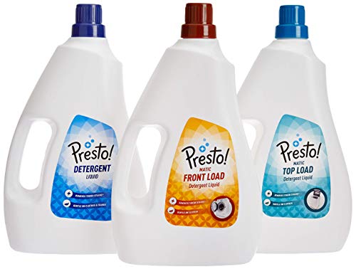 Amazon Brand - Presto! Matic Top Load Detergent Liquid - 2 L