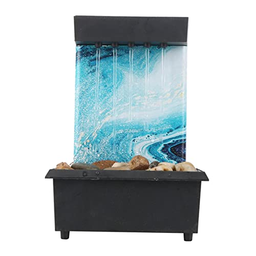 Waterfall Scene Tabletop Feng Shui Meditation Waterfall Fountain Style 4