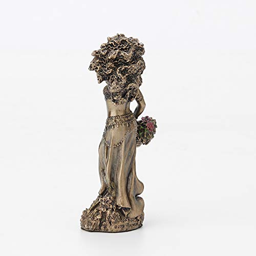 Veronese Design 3 3/4 Inch Aja Santeria Orisha of Forest and Herbs Hand Cast Resin Painted Bronze Finish Statue Home Decor