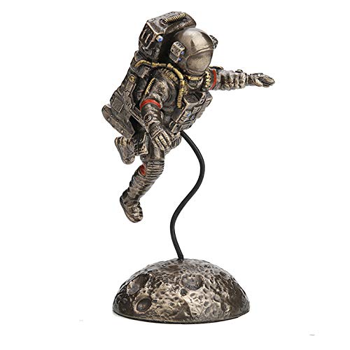 Veronese Design 6 1/8 Inch Zero G Astronaut Moon Landing Space Walk Cold Cast Resin Bronze Finish Statue Home Decor