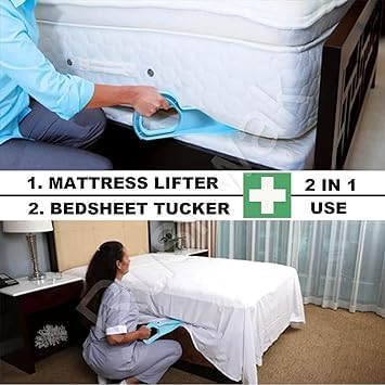 Generic Mattress Lifter Tool 2 in 1 Bedsheet Tucker Tool/Stand Bed Lifter Helps Lift and Hold Mattress Wedge Elevator Tool Bed Making Tool Bed Tucker Tool (Pack of 2)