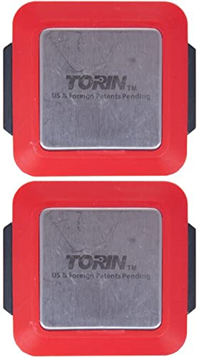 BIG RED MTOMP222PK Torin Tool Storage Organizer: Magnetic 2" x 2" Pegboard Panel, 2 Pack