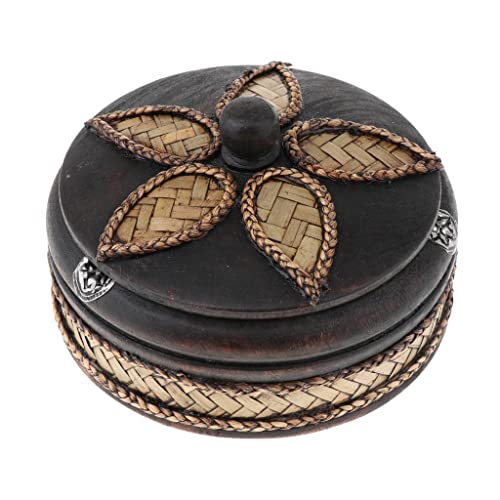 Enakshi® Creative Wooden Ashtray with Lid Thai Style Craft Bussiness Gift Decor Large|Collectibles | Tobacciana | Ashtrays