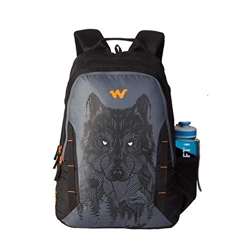 Wildcraft Nylon 44 Ltrs Casual Backpack (11629-Wolf_Black)