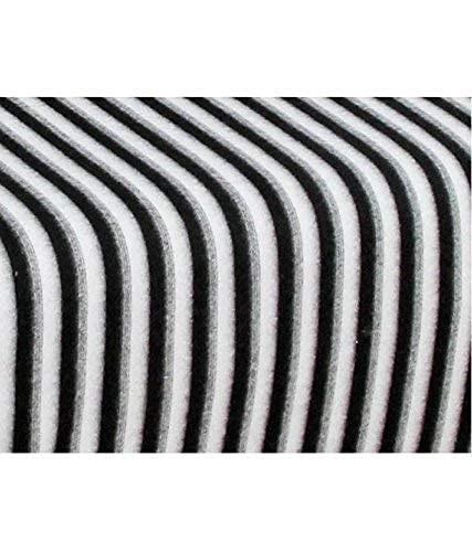 Better Homes Single Bed Donation Woollen Standard Blanket (Black and White) -Pack of 4 Pieces