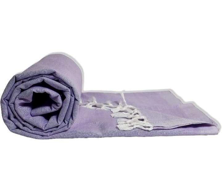 Trusted Shopping Organic Cotton Silky Soft Bhagalpuri Dull chadar Quilt for All Season Queen Size (53 * 96 in).Pack of 2 (Purple+Pink)