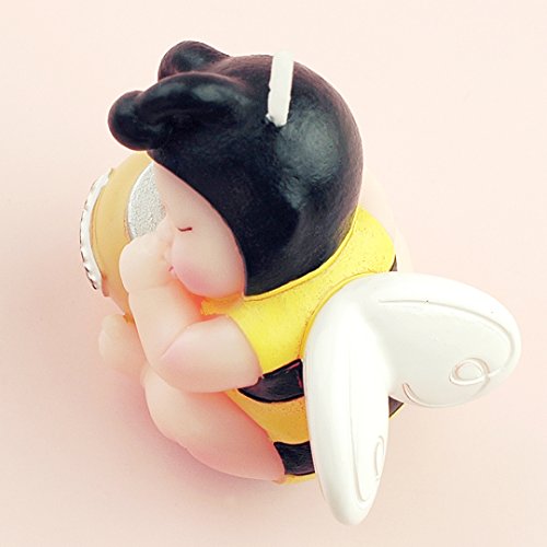 Bee Baby Honey Birthday Candle Cake Topper Candle for Baby Shower Favors Party Decoration