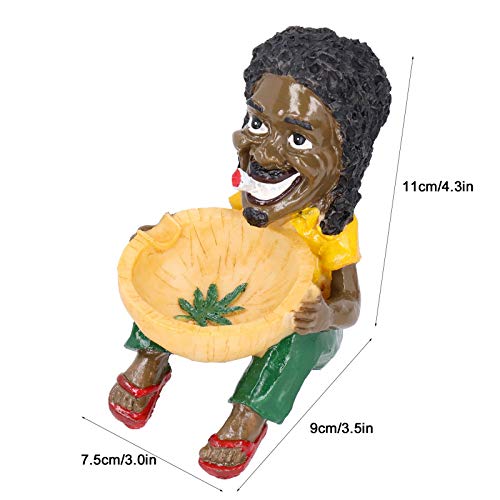 Generic Resin Ashtray, Old Technology Resin Materials Multi‑Purpose Resin Ornaments, Environmentally Friendly Fun for Bars Homes Shops Restaurants'