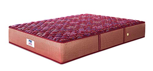 peps Springkoil Bonnell 8-inch Double Size Spring Mattress (Maroon, 75x66x08)