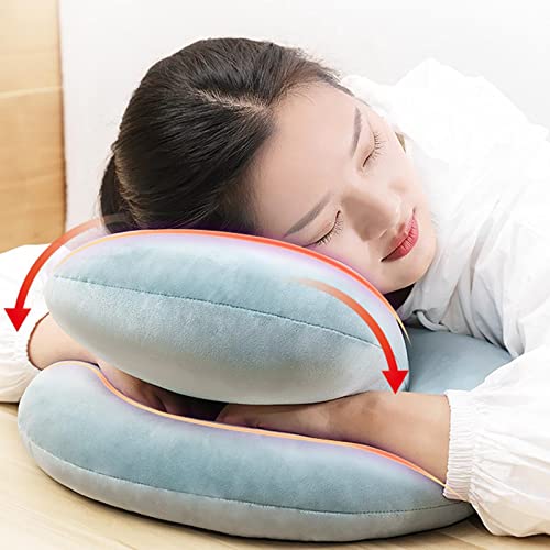 CALANDIS® Memory Foam Explosions Octopus Nap Pillow Support for Office Travelling Desk Sea Blue | 1Xnap Pillow