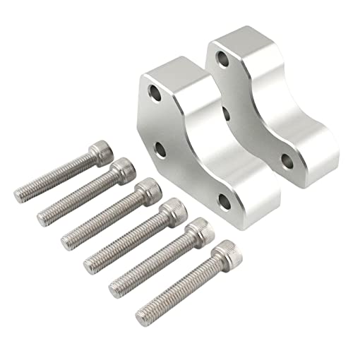 UJEAVETTE Motorcycle Handlebar Risers Kit for GTR1400 2008-2022 Increased 25mm Argent