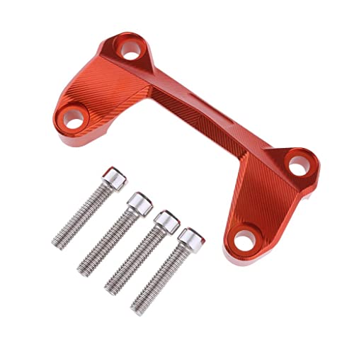 ATORSE Motorcycle Handlebar Riser Top Cover Clamp for KTM Duke 125/200/390cc 11-16