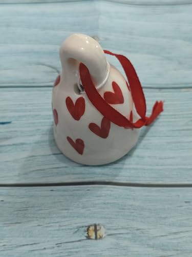 Shopping Shots Sweetheart Ceramic Bells - Set of 2 Ceramic Bells